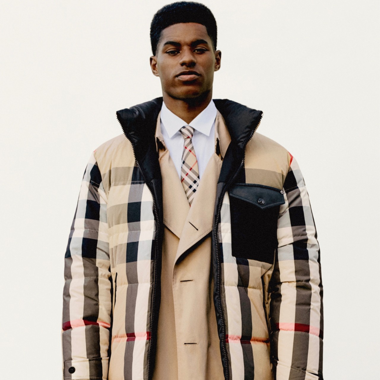 Burberry voices of tomorrow campaign model Marcus Rashford MBE