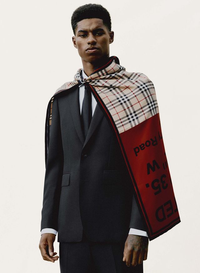 Burberry voices of tomorrow campaign model Marcus Rashford MBE